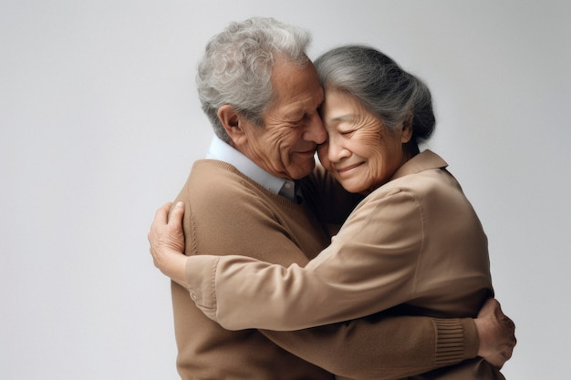 무료 사진 포옹의 날을 축하하기 위해 서로 포옹하는 사람들