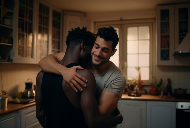 People hugging each other for hugging day celebration