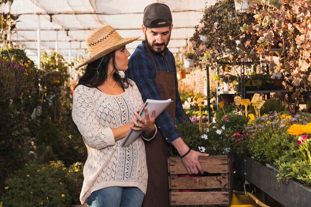 人々は植物の数を実行する