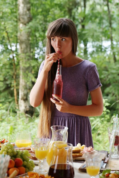 People on the picnic