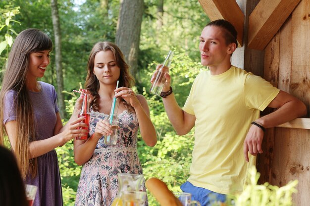 People on the picnic