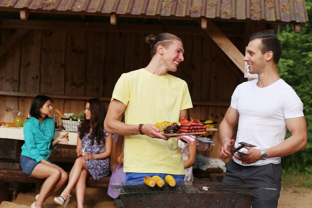 People on the picnic