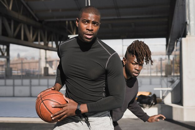 people playing basketball
