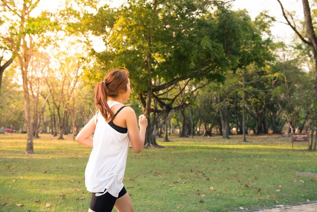 people woman fitness activity forest