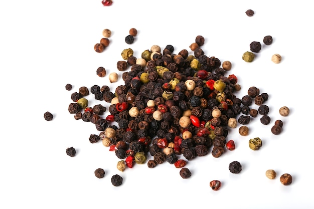 Peppercorns on the table
