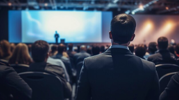 Person attending official event