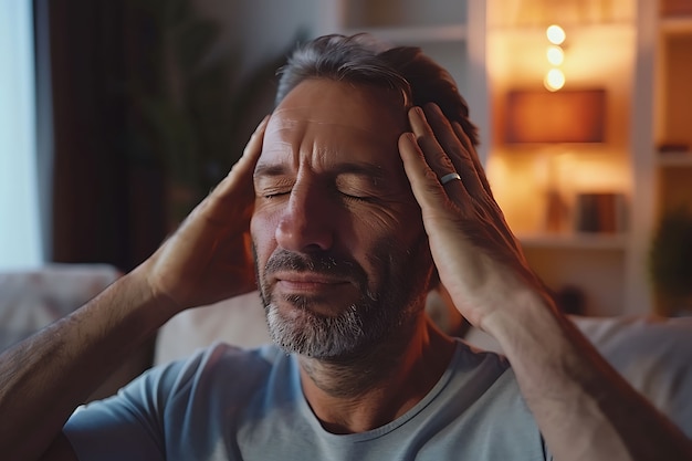 Person enjoying a scalp massage