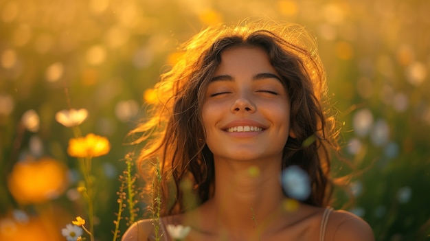 Person enjoying time in nature