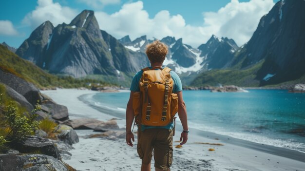 Person enjoying time in nature