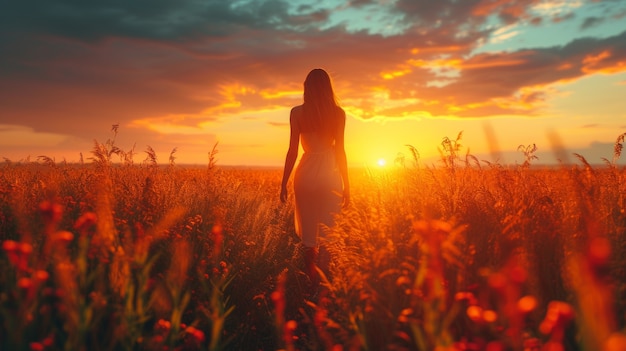 person enjoying time in nature
