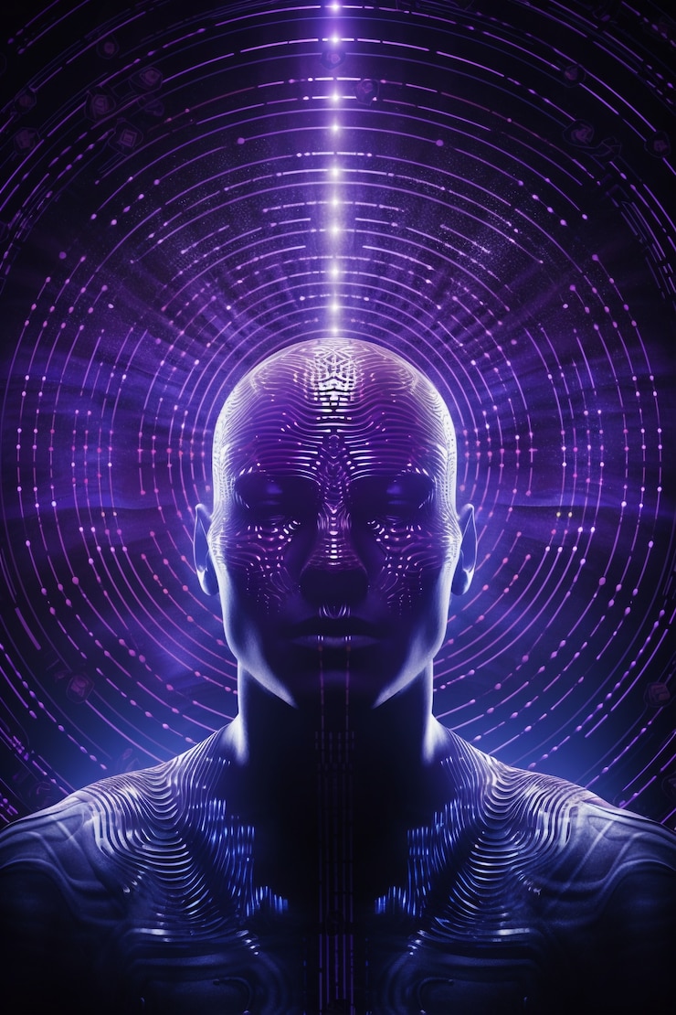 Free Photo person experiencing spiritual awakening