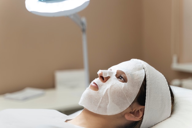 Person getting micro needling beauty treatment