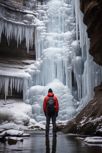 Person practicing cold exposure for metabolism