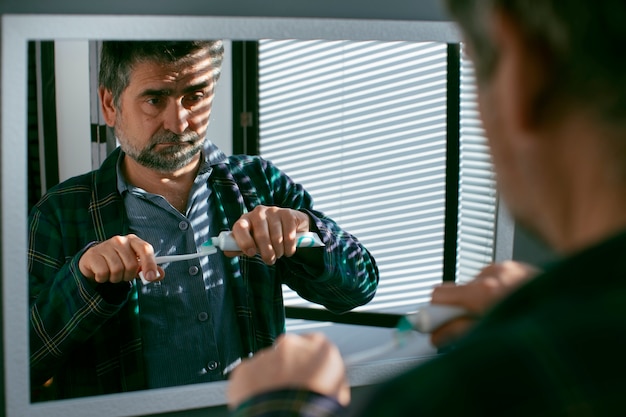 Foto gratuita persona che soffre di intorpidimento emotivo