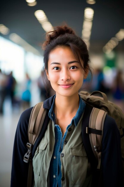 Person taking part of the sustainable travel movement