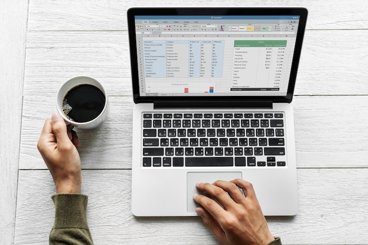 Free Photo person using laptop
