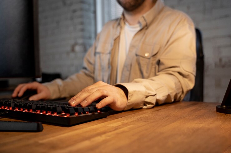 Free Photo person working on animation porject