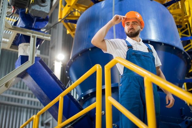 Person working in building and construction