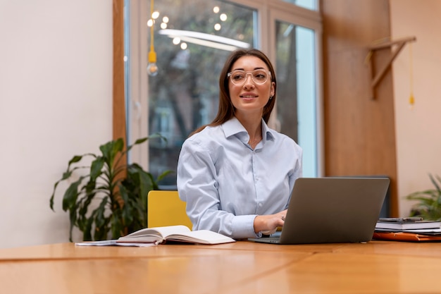 Person working in the  office