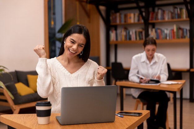 Person working in the  office