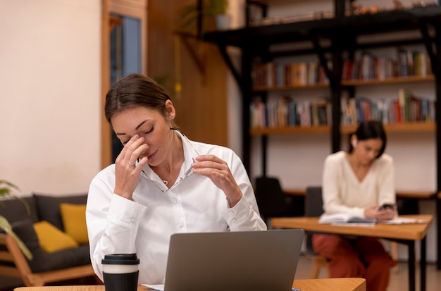 Person working in the  office