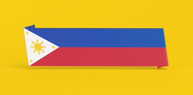 Free photo philippines flag banner