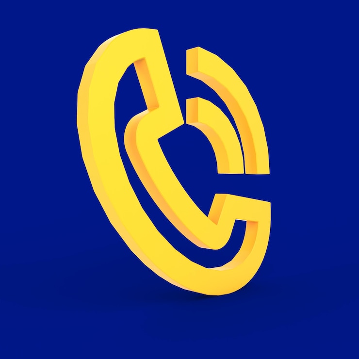 Free Photo phone call icon left side