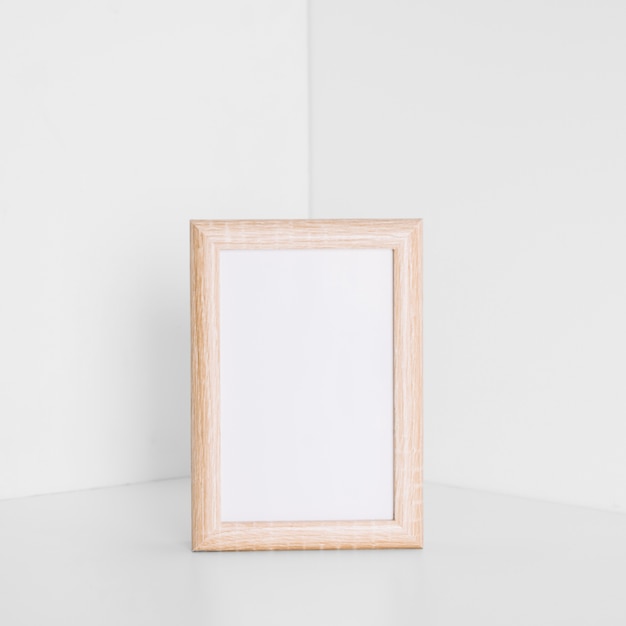 Photo frame in corner of room