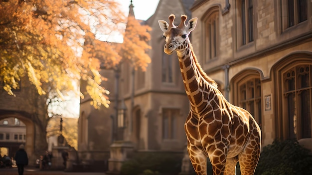 Foto gratuita fotografia di sfondo marrone giraffa