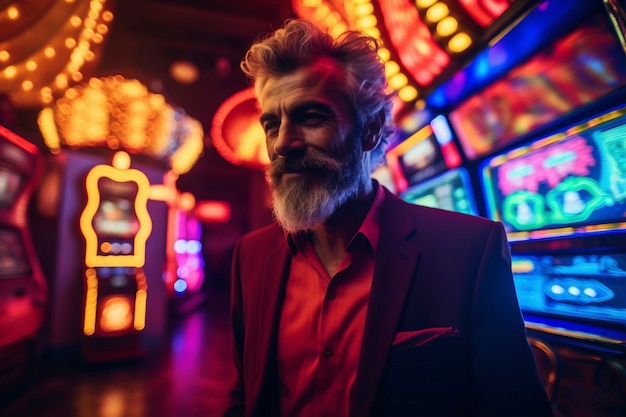 Foto gratuita stile di vita fotorealistico del casinò