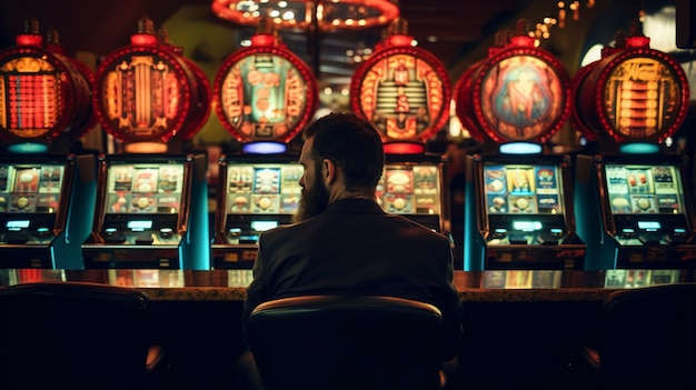 Foto gratuita stile di vita fotorealistico del casinò