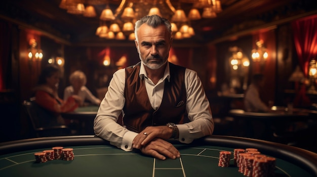 Foto gratuita stile di vita fotorealistico del casinò