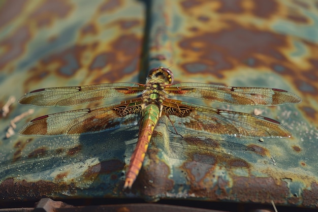 Free photo photorealistic dragonfly in nature