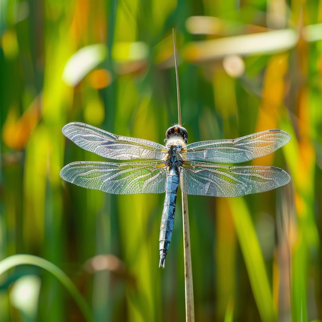 Foto gratuita libellula fotorealista in natura