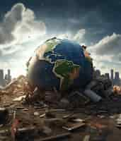 Free photo photorealistic earth planet