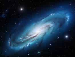 무료 사진 사진 현실적 인 은하 배경