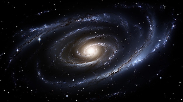 photorealistic galaxy background