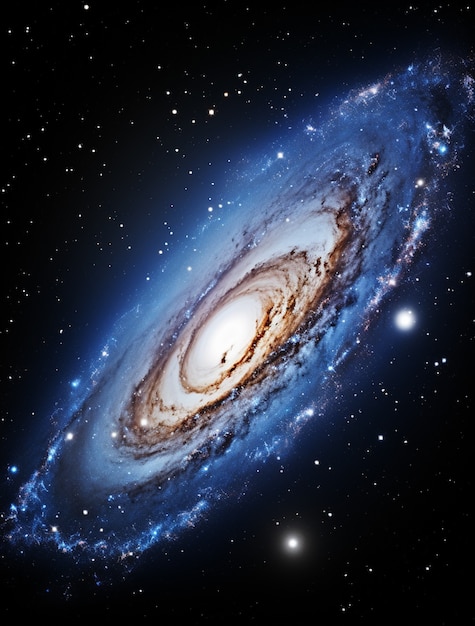 Бесплатное фото Фотореалистичный галактический фон