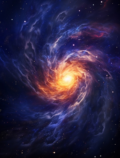 Free photo photorealistic galaxy background