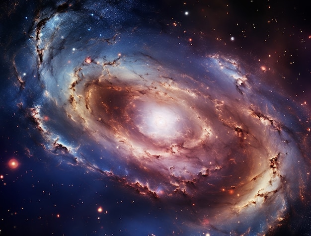 Free photo photorealistic galaxy background