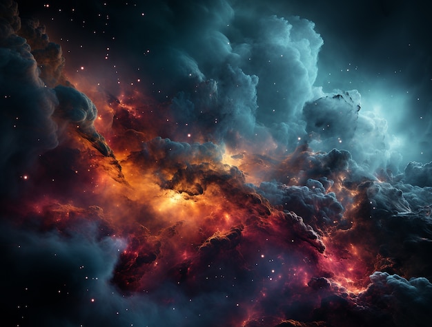 Free photo photorealistic galaxy background