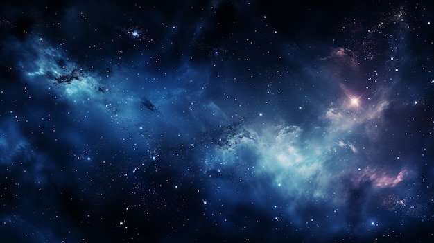 Free photo photorealistic galaxy background