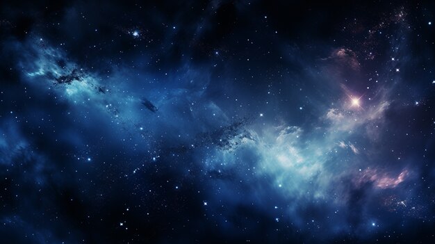 Photorealistic galaxy background