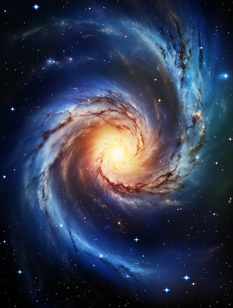 Free photo photorealistic galaxy background