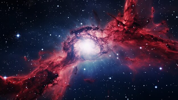 Free photo photorealistic galaxy background