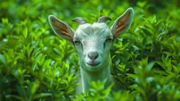 Free photo photorealistic  goat farm