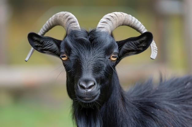 Free photo photorealistic goat in nature