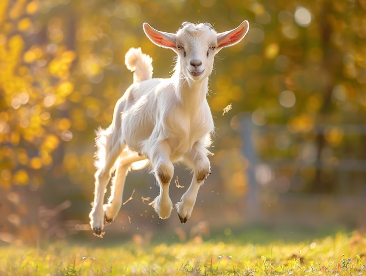Free Photo photorealistic goat in nature