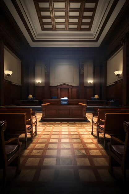 Photorealistic lawyer  environment