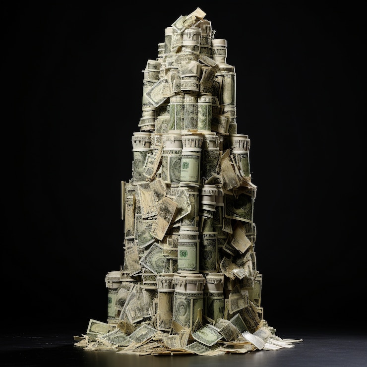 Free Photo photorealistic money concept